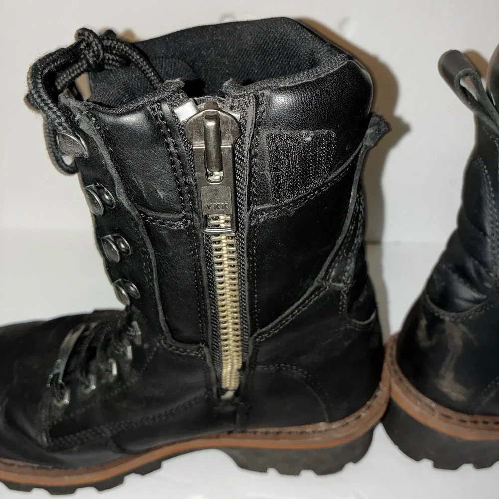 Harley Davidson Tyson Logger Black Motorcycle Boot Men's Sz 8